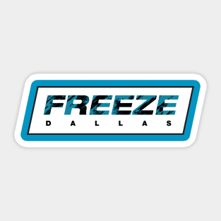 Dallas Freeze Hockey Team Sticker